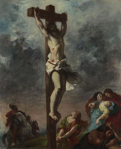 Christ on the Cross Eugene Delacroix